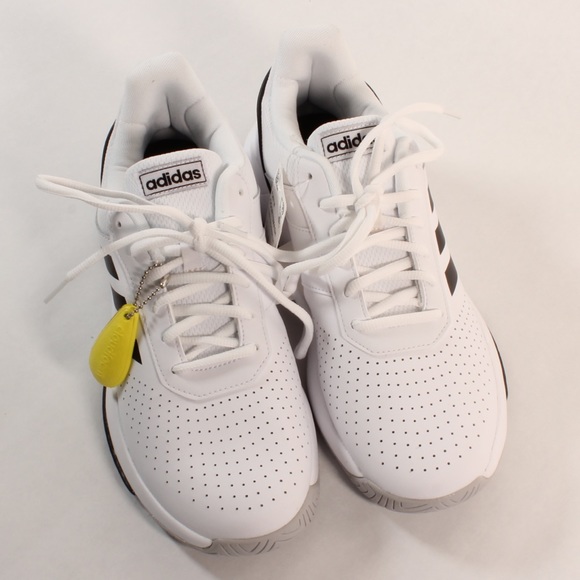 Menβs Adidas Courtsmash Tennis Shoes White NEW - Picture 8 of 8